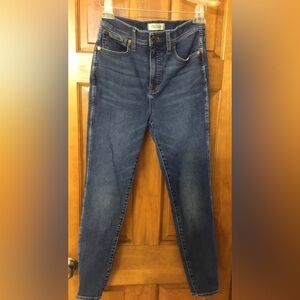 Madewell 10 inch high rise skinny jeans